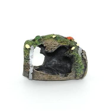 Imagem de Toca barrica para Peixes Betta e Pequenos Peixes | Toca em Resina Atóxica para Aquário de Água Doce ou Salgada | Pintura Artesanal (Virada M)