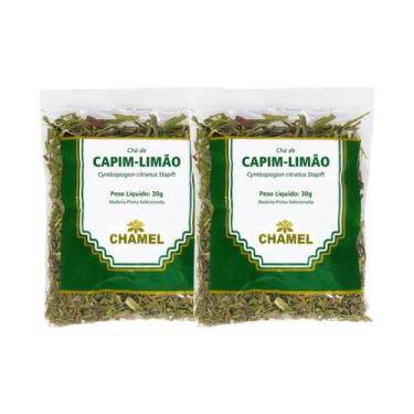 Imagem de Kit 2x Chá Pacote Capim Limao Folhas 30g - CHAMEL