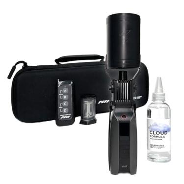 Imagem de Máquina de neblina SmokeGENIE, máquina de fumaça portátil sem fio com controle remoto para fotografia, eventos ao ar livre, festas, efeitos de palco, casamento, desinfecção ou Halloween (kit de azar)