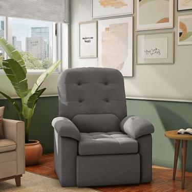 Imagem de Poltrona Retrátil e Reclinável Nafarros Cinza