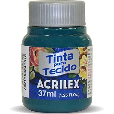 Imagem de Acrilex Fosca Tinta para Tecido, Verde (Bandeira), 12 x 37 ml