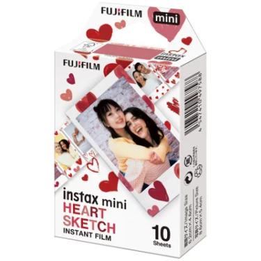 Imagem de Filme Instax Mini Heart Sketch Para 10 Fotos - Fujifilm
