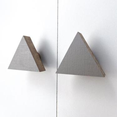 Imagem de 8 Puxadores Triângulos Infantil Porta Gaveta Cômoda Móveis - Hanger De