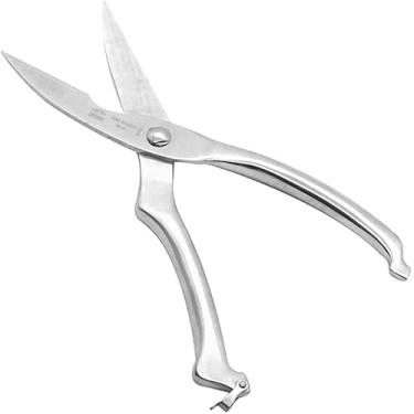 Imagem de Tesoura de Aves Inox 25cm para Cozinha – Corta Ossos, Frango, Peixe, Peru e Carne com Trava de Segurança e Cabo Ergonômico