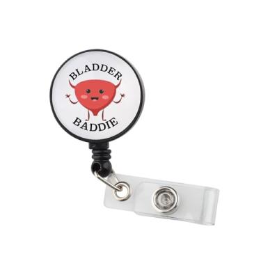 Imagem de Carretel de crachá de bexiga suporte de crachá de identificação médico presentes de urologista presentes de enfermeira de urologia (carretel de crachá de bexiga)