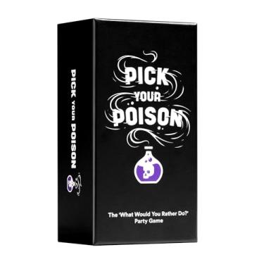 Imagem de Pick Your Poison Party Game - The “What Would You Rather Do?” Family Card Game for White Elephant Parties, Stocking Stuffers + Board Games Night with Friends