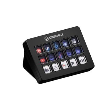 Imagem de Elgato Stream Deck Scissor Keys — Controlador de fluxo de trabalho com teclas macro personalizáveis para OBS, Twitch, Discord, Teams, Photoshop e muito mais — Windows 10, MacOS 13 ou posterior