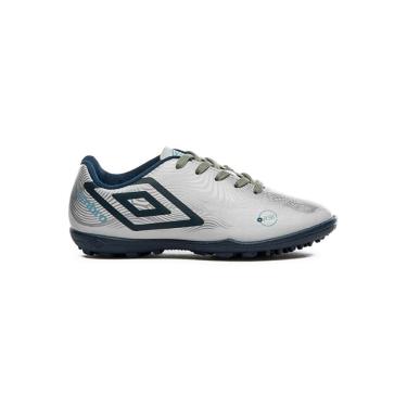 Imagem de Chuteira Society Umbro Orbit Jr Branco/prata/marinho U07fb00145-287-28