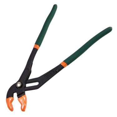 Imagem de LEONTOOL Alicate de 30,5 cm com lingueta e ranhura para junta ranhurada, alicate de bomba de água de ajuste rápido com botão de pressão Alicate de trava de encanamento de mandíbula em V para reparo