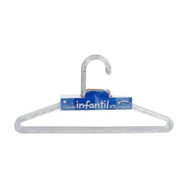 Imagem de Cabide Infantil Cristal Cinquetti, Suporte De Roupa Infantil, Incolor, Design Moderno, Produzido Com Plástico Livre De Bpa, Qualidade Brasileira Há Mais De 40 Anos, Contém 3 Cabides