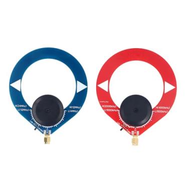 Imagem de AUNMAS 2PCs Small Loop Antenna Conjunto de Donut SW Antena para SW 4MHz-24MHz AM 500KHz-2000kHz Com Material de PCB para Receptores de Home Theater FM Radios