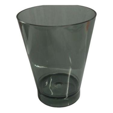 Imagem de Copo Rubizinho 200ml Acrílico - 25 Unidades - Papermix, Fumê