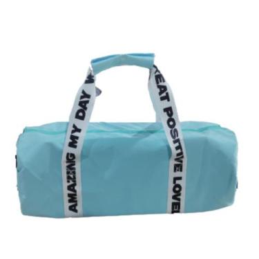 Imagem de Mochila Bolsa Academia Esporte Fitness Treino Feminina Azul - Fiorella