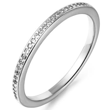 Imagem de LOMISS ANEL FOLHEADO A OURO 18K APARADOR DE ALIANÇA (Prata, 21)