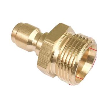 Imagem de Conector De Mangueira Para Lavadora De Alta Pressão Ajustável 3/8 Para