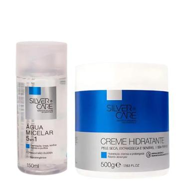 Imagem de Kit Creme Hidratante Pele Seca + Água Micelar - SIlver Care