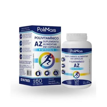 Imagem de Polivitamínico AZ Nutriex 60 Cápsulas  Últimas Unidades Suplemento Diá
