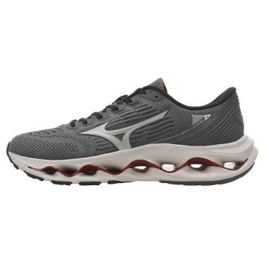 Imagem de Tênis de Corrida Mizuno Wave Legend 4 Masculino, Cinza, 38