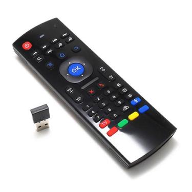 Imagem de MX3 Flying Mouse TV Controle remoto 2.4G Teclado sem fio para Smart TV