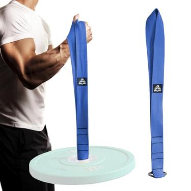 Imagem de WRIST FIGHT Alça de luta livre de braço de pronação resistente – Laço de treinamento durável para exercícios de placa de peso, força de aderência e condicionamento de pulso (azul)