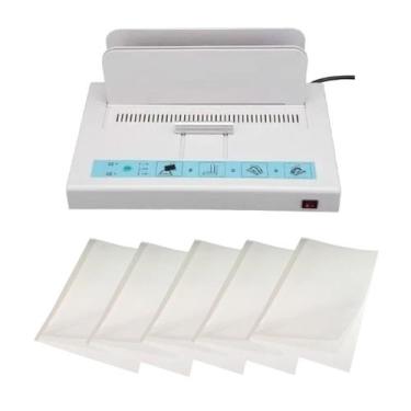 Imagem de Encadernadora Térmica RD500 e 60 Capa Térmica 400 A4 Branca - Motivate