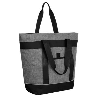 Imagem de Bolsa térmica térmica, sacolas grandes reutilizáveis, refrigerador macio e dobrável de alta qualidade é uma bolsa de compras isolada perfeita, bolsa de entrega de comida, bolsa de viagem, sacolas de