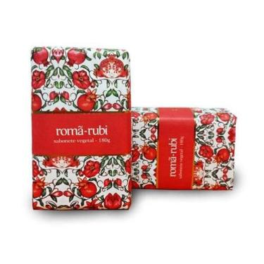 Imagem de Sabonete barra Madressenza romã rubi 180 g