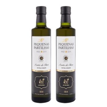 Imagem de Kit 2 Un Azeite de Oliva Extravirgem Aurora Pequenas Partilhas 500 ml