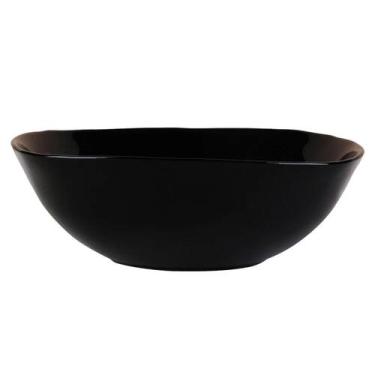 Imagem de Bowl Tigela Cumbuca Vasilha Saladeira Dama em Vidro Opalino 480ml Pret