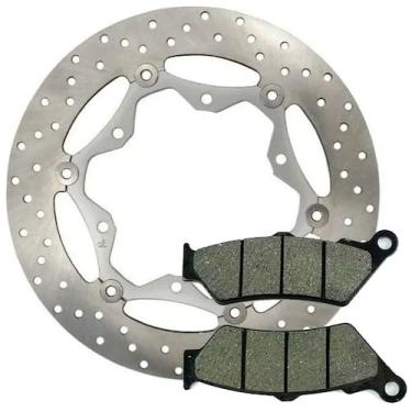 Imagem de Disco Freio Xt 660 + Pastilha Freio Dianteira Importada - Serjão Parts