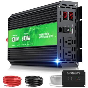 Imagem de Inversor de Corriente HONOURLIGHT 3000W 6000W 12V DC a 120V AC