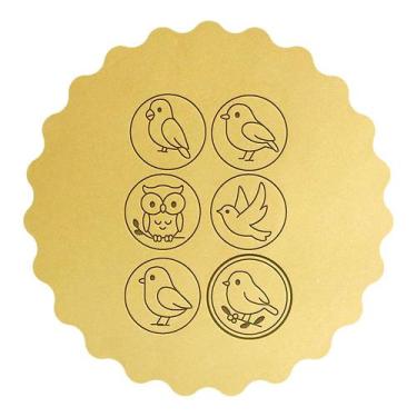 Imagem de Kit 6 Cortadores de Pássaros Cute Fofos - DOCE IMPRESSO, 6,5cm