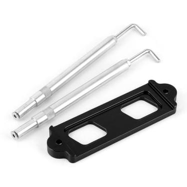 Imagem de Generic Suporte de Bateria de Carro, Substituição de Liga de Alumínio de Suporte de Bateria para Crx Integra Rsx para Reembalagem de Automóvel (Preto)