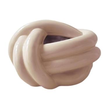 Imagem de Baoblaze Capa para caixa de lenços de papel, suporte para caixa de lenços de papel, decoração de mesa de luxo, recipiente para armazenamento de guardanapos, Cor Do Café com Leite