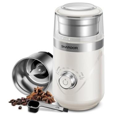 Imagem de Moedor de café elétrico SHARDOR Silent Adjustable Grind, 110V