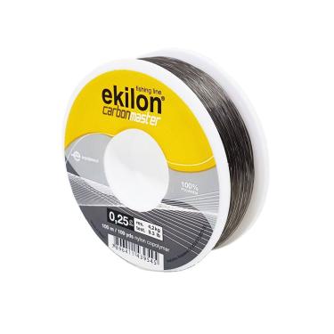 Imagem de Linha de Pesca Ekilon Carbon Master Fumê Monofilamento com aditivo Anti-UV 100m