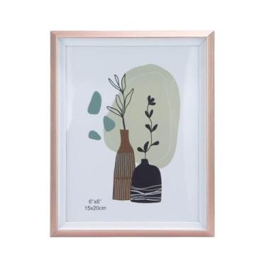 Imagem de Porta Retrato de Madeira C/ Moldura Para Fotos 15x20cm Quadro - Genéri