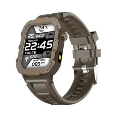 Imagem de Relógio Inteligente Militar Masculino Para Atividades Ao Ar Livre Com 