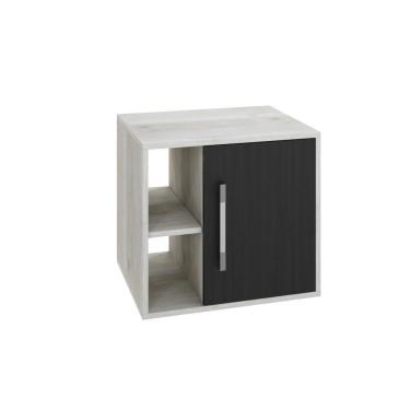 Imagem de Gabinete Soft 500 Perffect Acetinado Snow C-preto ônix