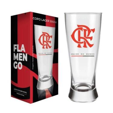 Imagem de Tulipa de Cerveja Flamengo Licenciado 300ml Para Chopp e Bebidas - ALL