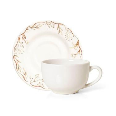 Imagem de Xícara Com Pires Copa E Cia Aquarelle Em Cerâmica Memorias De Páscoa Easter