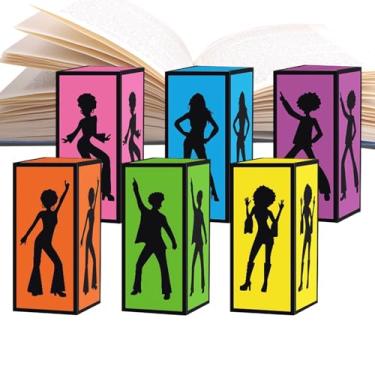 Imagem de Disco Box Em - Decoração Retrô para Mesa - Caixa Decorativa para Ambientes | Presente para Amantes de Dança Festas Temáticas Escritório Casa Quarto Sala de Estar Vitrine Toucador Criado