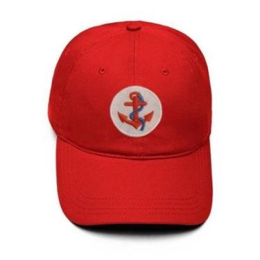 Imagem de Boné Aba Curva Regulável Strapback Âncora-Masculino