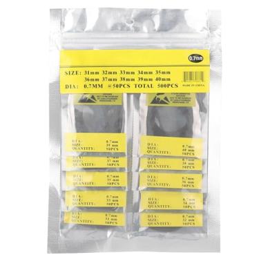 Imagem de 500 pçs/bolsa O-Ring Vedação de Borracha Relógio Tampa Traseira Juntas de Vedação Ferramenta de Reparo de Relógio para Retrovisores de Relógio (0,7 por pacote de quinhentas raíze