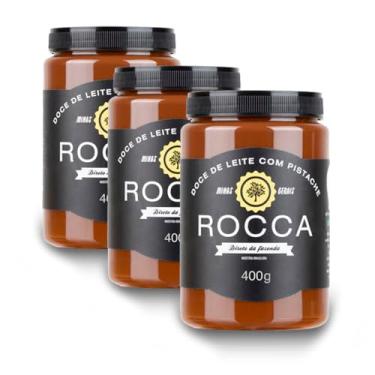 Imagem de Doce de Leite Rocca com Pistache 400g Kit 3 Unidades