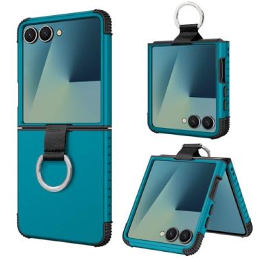 Imagem de BENTOBEN Capa para Samsung Galaxy Z Flip 7 5G com anel, resistente 2 em 1 capa robusta para Galaxy Z Flip7 para meninas mulheres homens capa de proteção à prova de choque para Samsung Z Flip 7 6,9
