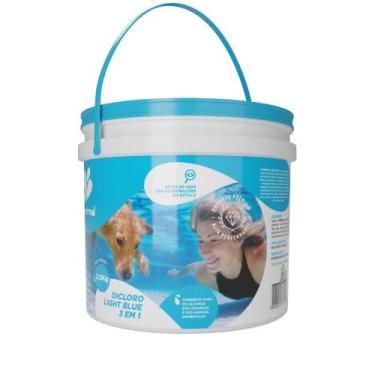 Imagem de Cloro para piscina dicloro light blue 33% 2,5 kg - montreal