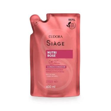 Imagem de Refil Condicionador Eudora Siàge Nutri Rosé 400ml, 400ml