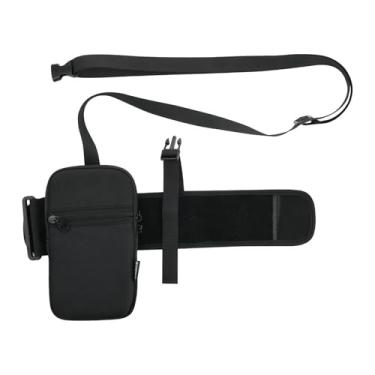 Imagem de Generic Bolsa transversal para garrafa de água com bolso, suporte para celular e cartões, ideal para camping, trilhas, montanhismo e mochilão.