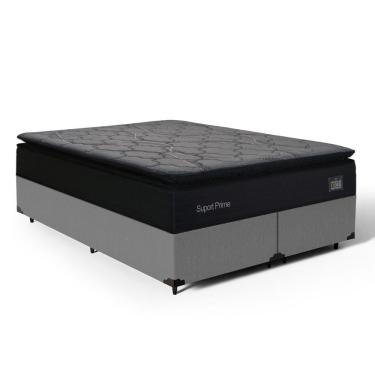 Imagem de Cama Box com Colchão de Espuma D45 Pillow Top Suport Prime Queen 158cm